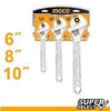 Ingco - Adjustable Wrench Set