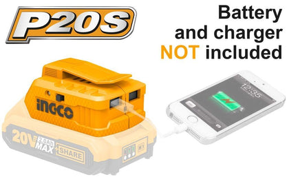 Ingco - USB-A Charger Li-Ion CUCLI2022