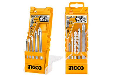 Ingco - 5PCS Glass Drill Bits