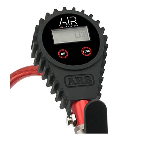 ARB - Digital Tire Pressure Gauge with Braided Hose and Chuck, Inflator and Deflator - TOK