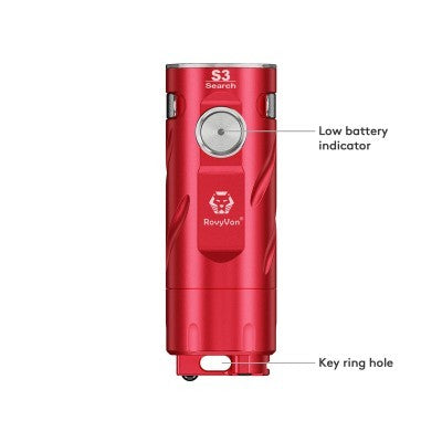 Rovyvon - S3 Compact 1800 Lumens (RED)