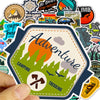 Outdoor Camping Sticker Pack (50 Pcs)