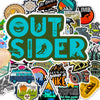 Outdoor Camping Sticker Pack (50 Pcs)