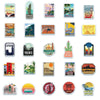 City & Landscapes Sticker Pack (50 Pcs)