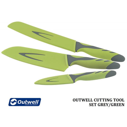 Outwell - Cutting Tool Set (Grey | Green) - TOK
