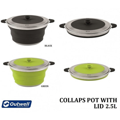 Outwell - Collaps Pot With Lid (2.5L)