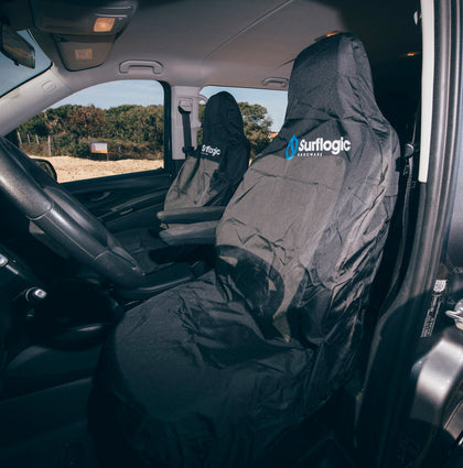 Surflogic - Car Seat Cover Black & Cyan