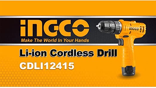 Ingco - Cordless Drill Li-ion CDLI12415