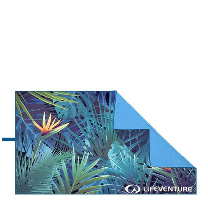 Lifeventure - Tropical Recycled SoftFibre Trek Towel - Giant