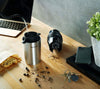 Coffee Maker With Rechargeable Electric Ceramic Coffee Grinder Travel Mug