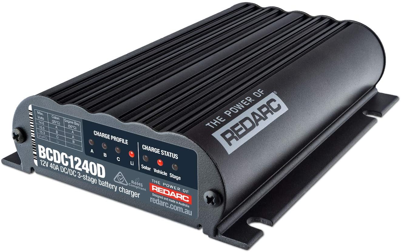 RedArc - Dual Input 40A in-Vehicle DC Battery Charger - IBF