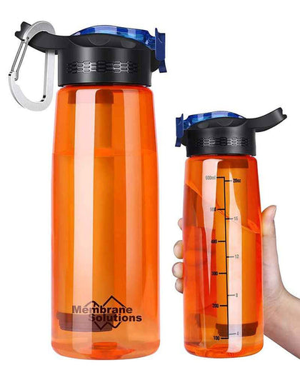 Membrane Solutions - Life Straw Water Bottle - Orange Type - Q8OVL