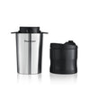 Coffee Maker With Rechargeable Electric Ceramic Coffee Grinder Travel Mug - SLH