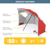 SPF 50+ Sun and Rain Canopy (250 Cm Diameter) - Q8OVL