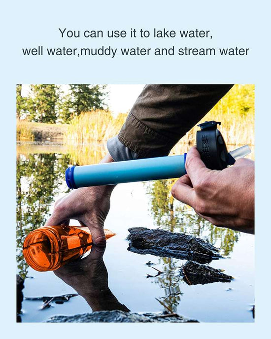 Membrane Solutions - Life Straw Water Bottle - Orange Type