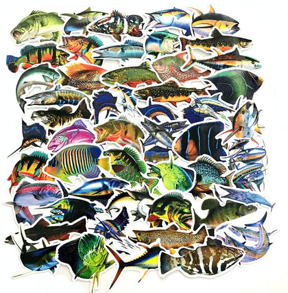 Fish Stickers (50 Pcs)