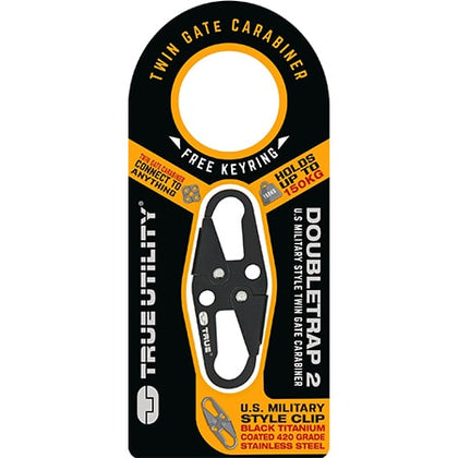 True Utility - Connect Double Trap 2 - Twin Gate Secure Carabiner