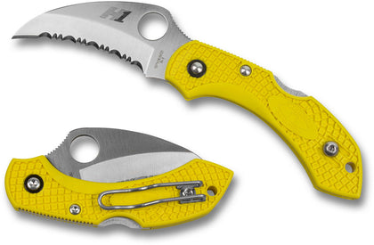 Spyderco - DragonFly 2 Salt Frn Yellow Hawkbill