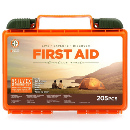 Total Resources - Camping First-Aid Kit (205 Pcs) - FBH