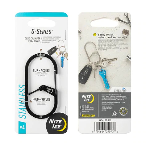 Nite Ize - G Series Chamber Carabiner #4 (Black)