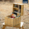 KZM - Nature Wood Cube Box