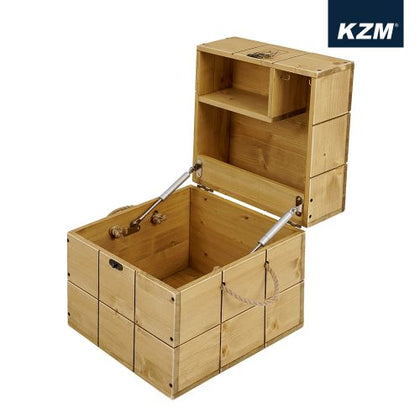 KZM - Nature Wood Cube Box
