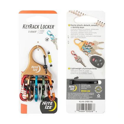 Nite ize -Keyrack Locker S-Biner (Aluminium)
