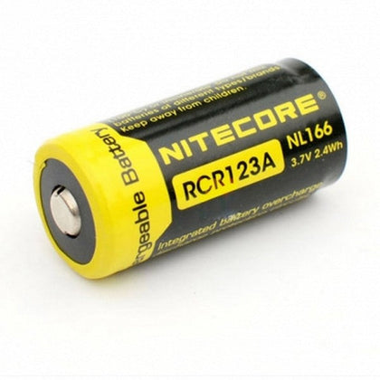 Nitecore - NL166 Protected 3.7V 650mAh RCR123A/16340 Rechargeable Li-ion Battery - IBF