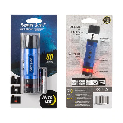 Nite Ize - Radiant 3 in 1 Led Mini Flashlight
