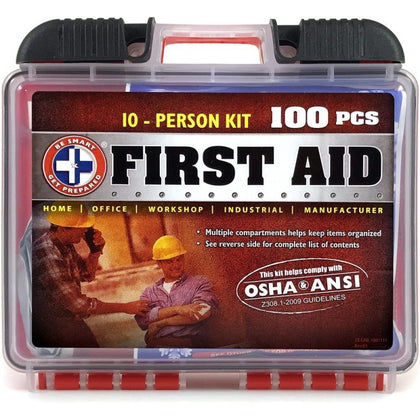 Total Resources - 10 Person First-Aid Kit (100 Pcs)