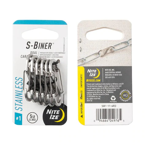 Nite ize - S-Biner Stainless Steel Dual Carabiner 1