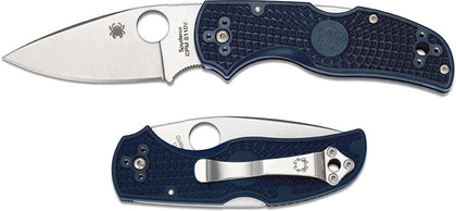 Spyderco - Native 5 Lightweight Knife Dark Blue FRN