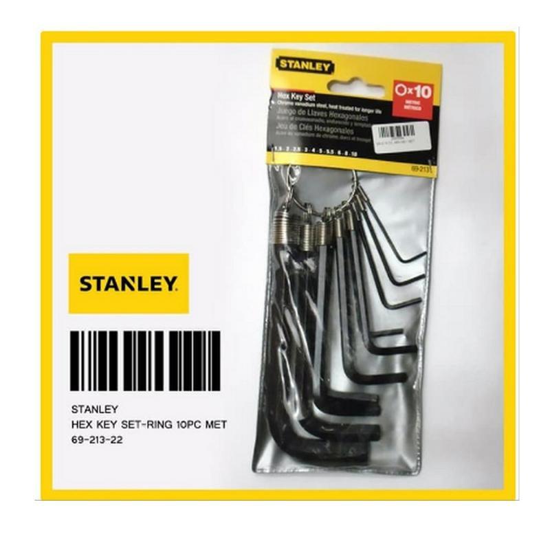 Stanley - Hex Key Set-Ring Metric - 10 pcs