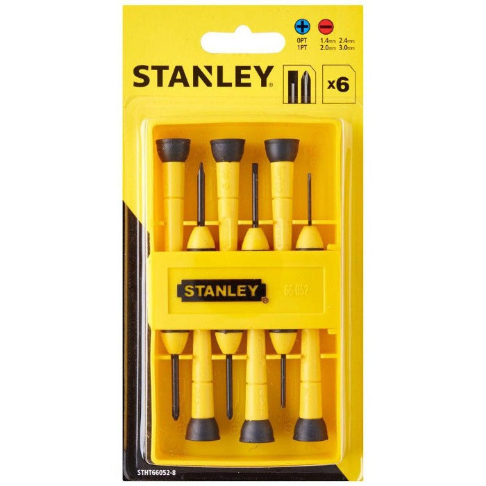 Stanley - Bi-Material Precision Screwdriver Set (6 pc)