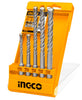 Ingco - SDS Plus Hammer Drill Bit Set AKD2052
