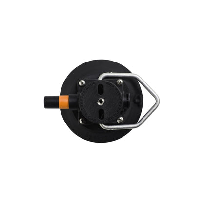 Seasucker - 4.5″ SeaSucker with Pointed Stainless Steel D-Ring – Black
