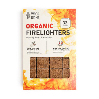 Wood Bioma - Organic Firelighters (32 cubes)