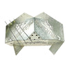 Campnsea - Galvanized Firepit with Kettle Stand & Carry Bag - B7RY