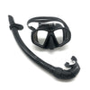 Professional Freediving Snorkel Mask with Action Camera bracket with Snorkel Combo