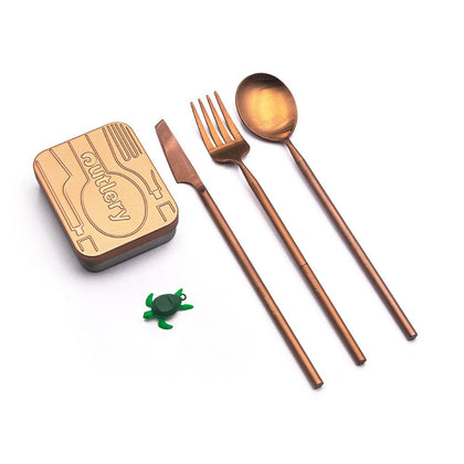 Outlery - Travel Cutlery Set (Rose Gold)