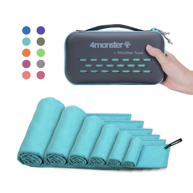 4 Monster - EVA Antibacterial Microfiber Travel Towel XS ( 30X50 CM )