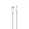 Powerology - Braided USB-A to Lightning Cable 1.2M (White)