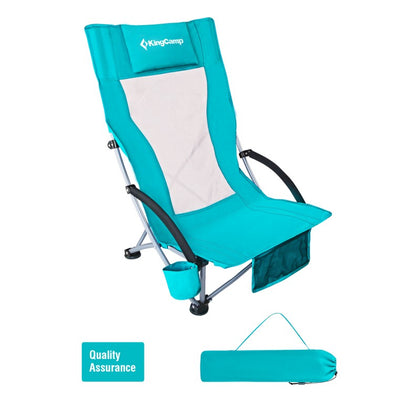 KingCamp - Portable High Sling Chair - Cyan