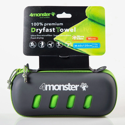 4 monster - EVA Case 100% Polyester Microfiber Towel (70X135 CM )