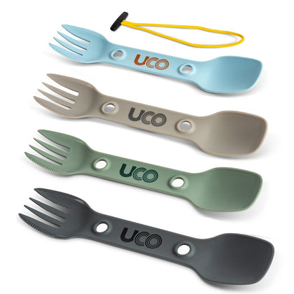 UCO Corporation - Spork 4 Pack with Tether (Terra Gray) - IBF