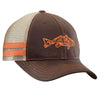 FF Redfish Trucker Hat - Chocolate/Khaki H1730