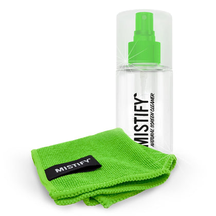 Mistify - 120 ml Natural Screen Cleaner and Microfiber Cloth - IBF