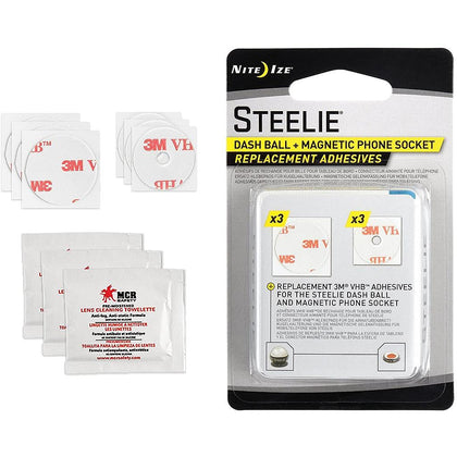 NiteIze - Steelie Dash Mount Kit Adhesives - Replacement Kit
