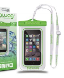 Seawag - Waterproof case for smartphone White & Green