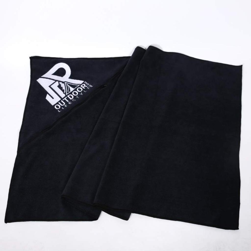 Jr Outdoor - Microfiber Cleaning Towel with Zipper Pocket